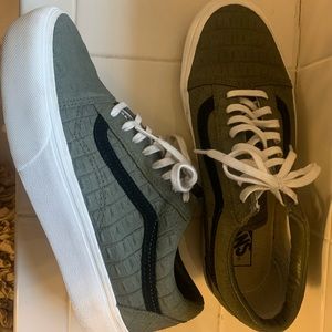 Vans Platform Snake Crocodile Print